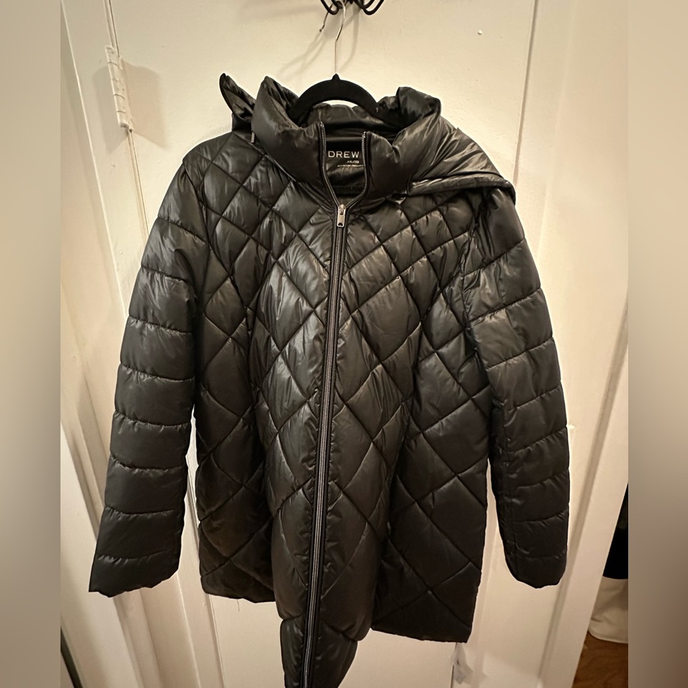 Black puffy coat